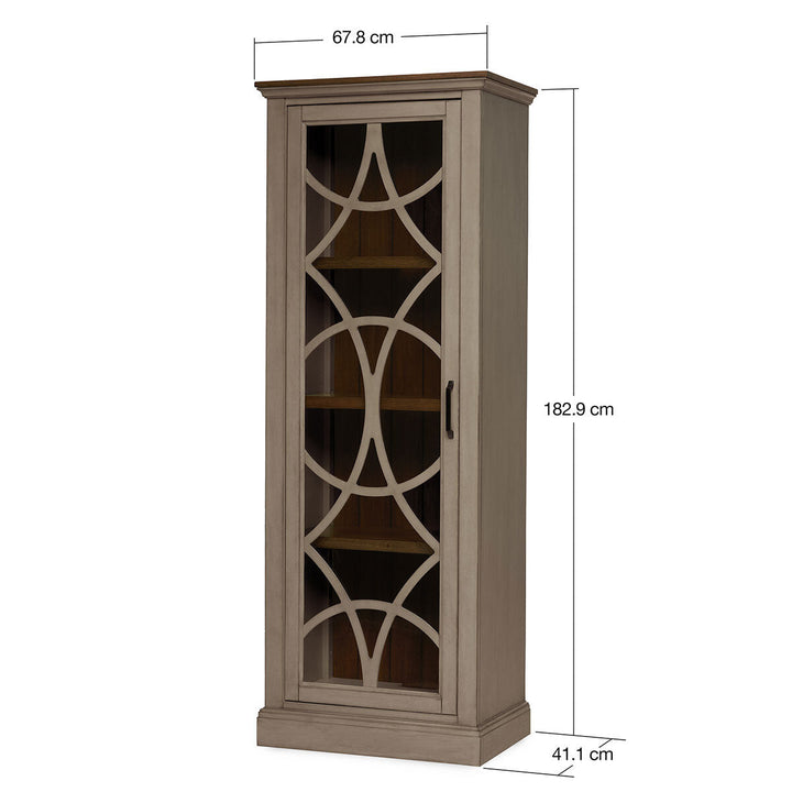 Pike Main Quinn Bookcase Wooden Adjustable Shelves Office Storage Kit Included