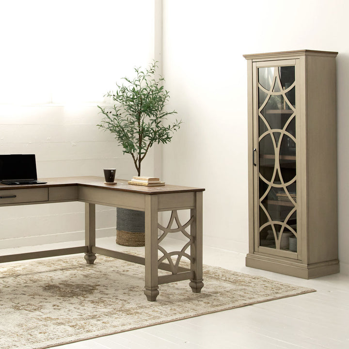 Pike Main Quinn Bookcase Wooden Adjustable Shelves Office Storage Kit Included