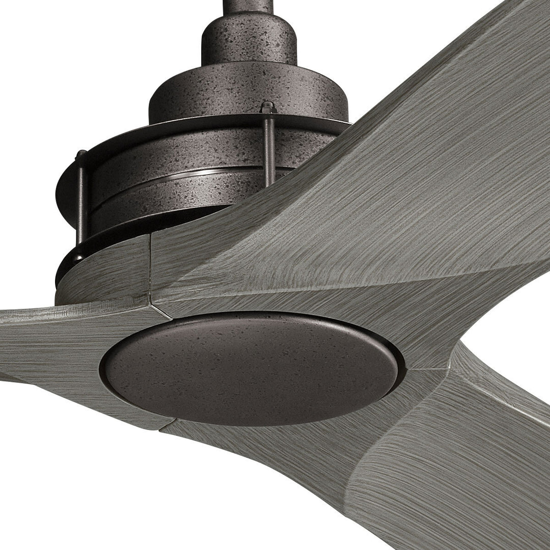 Kichler Ried 3 Blade (142cm) Indoor Ceiling Fan with AC Motor and Remote Control