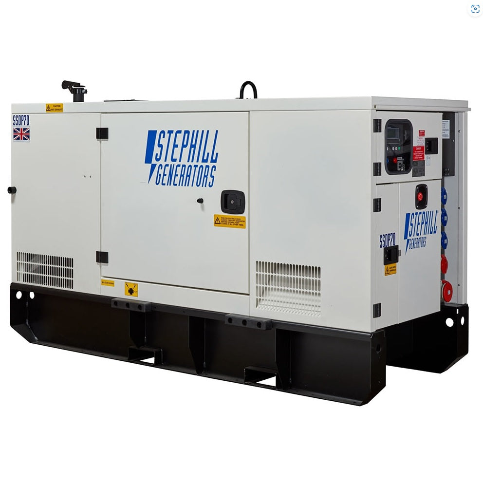 STEPHILL SSDP70 67.0 KVA PERKINS WATER COOLED SUPER SILENT DIESEL GENERATOR - 1500 RPM Made in UK