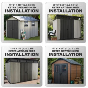 Keter Newton Large Premium Outdoor Storage Shed