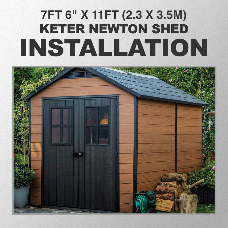 Premium Installation Service for Keter and Lifetime Shed Installation Service