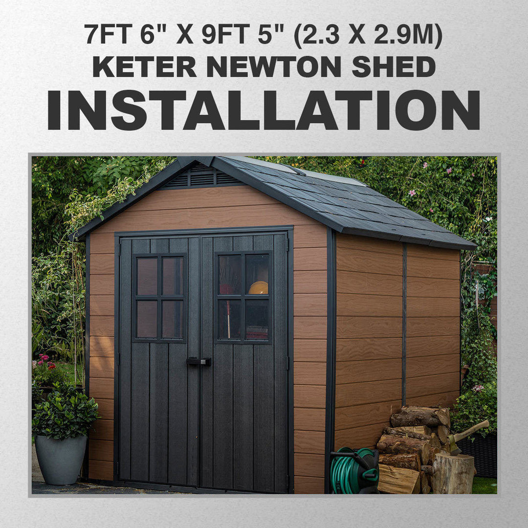 Premium Installation Service for Keter and Lifetime Shed Installation Service