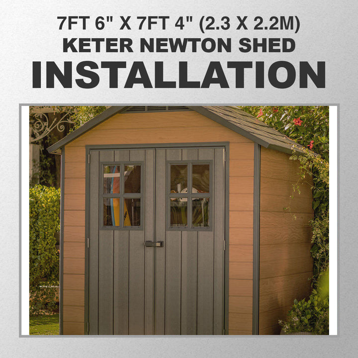 Premium Installation Service for Keter and Lifetime Shed Installation Service