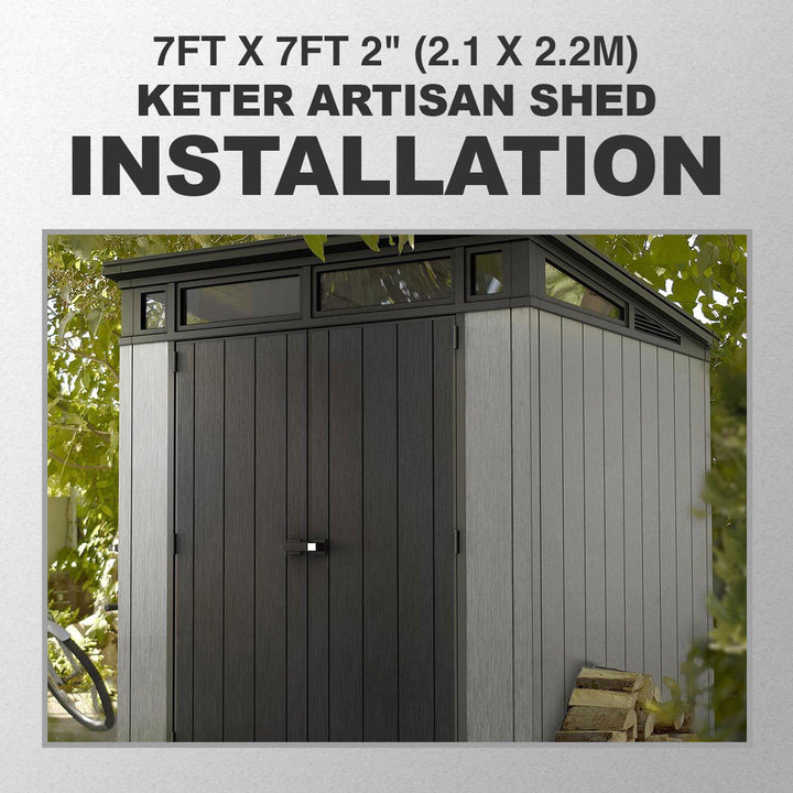 Premium Installation Service for Keter and Lifetime Shed Installation Service