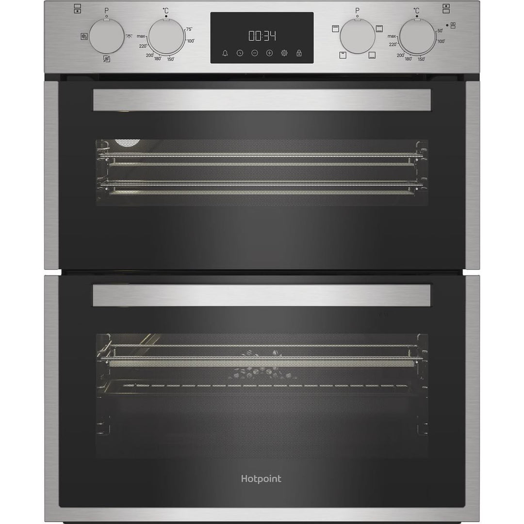 Hotpoint DUH 10D IX Built Under Electric Double Oven - Stainless Steel - A Rated
