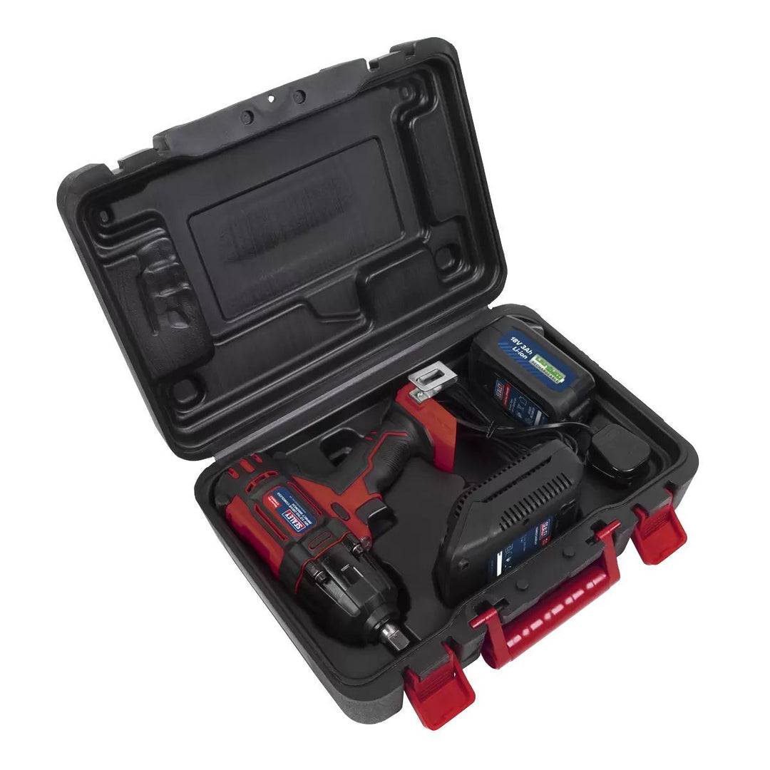 Sealey CP400LI 18V 1/2" Impact Wrench Cordless 3.0Ah Li-ion Kit