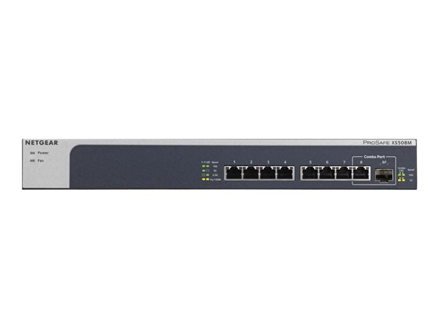 TieDex UK NETGEAR XS508M - switch - 8 ports - unmanaged - rack-mountable