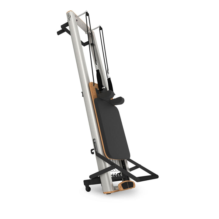 Peak Pilates Fit™ Reformer with Large Footplate  The fit™ reformer includes a locking foot bar, a four position one-hand gear bar,