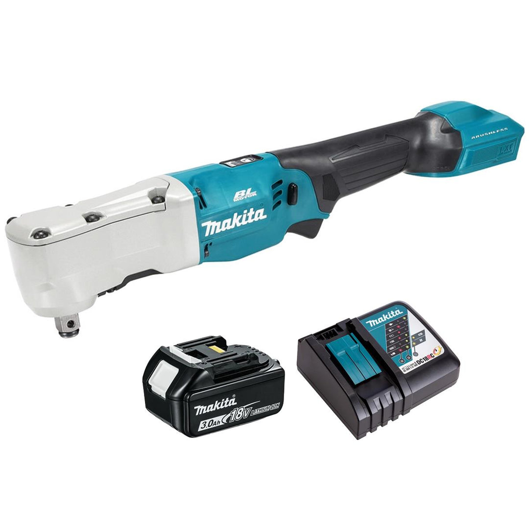Makita DTL302Z 18V LXT Brushless Angle Impact Wrench with 1 x 3.0Ah Battery &amp; Charger