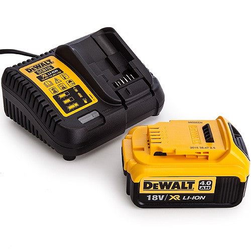 DeWalt DCB182 18V 4.0Ah Battery &amp; 10.8V-18V Multi Voltage Charger