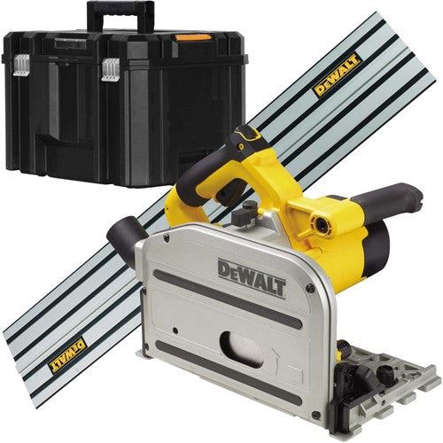 Dewalt DWS520KTL 165mm Plunge Saw 110V with 1.5m Guide Rail