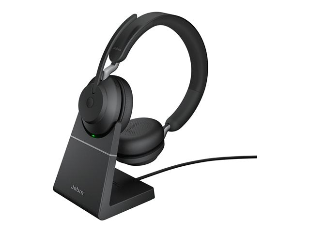 TieDex UK Jabra Evolve2 65 UC Stereo - headset - with charging stand