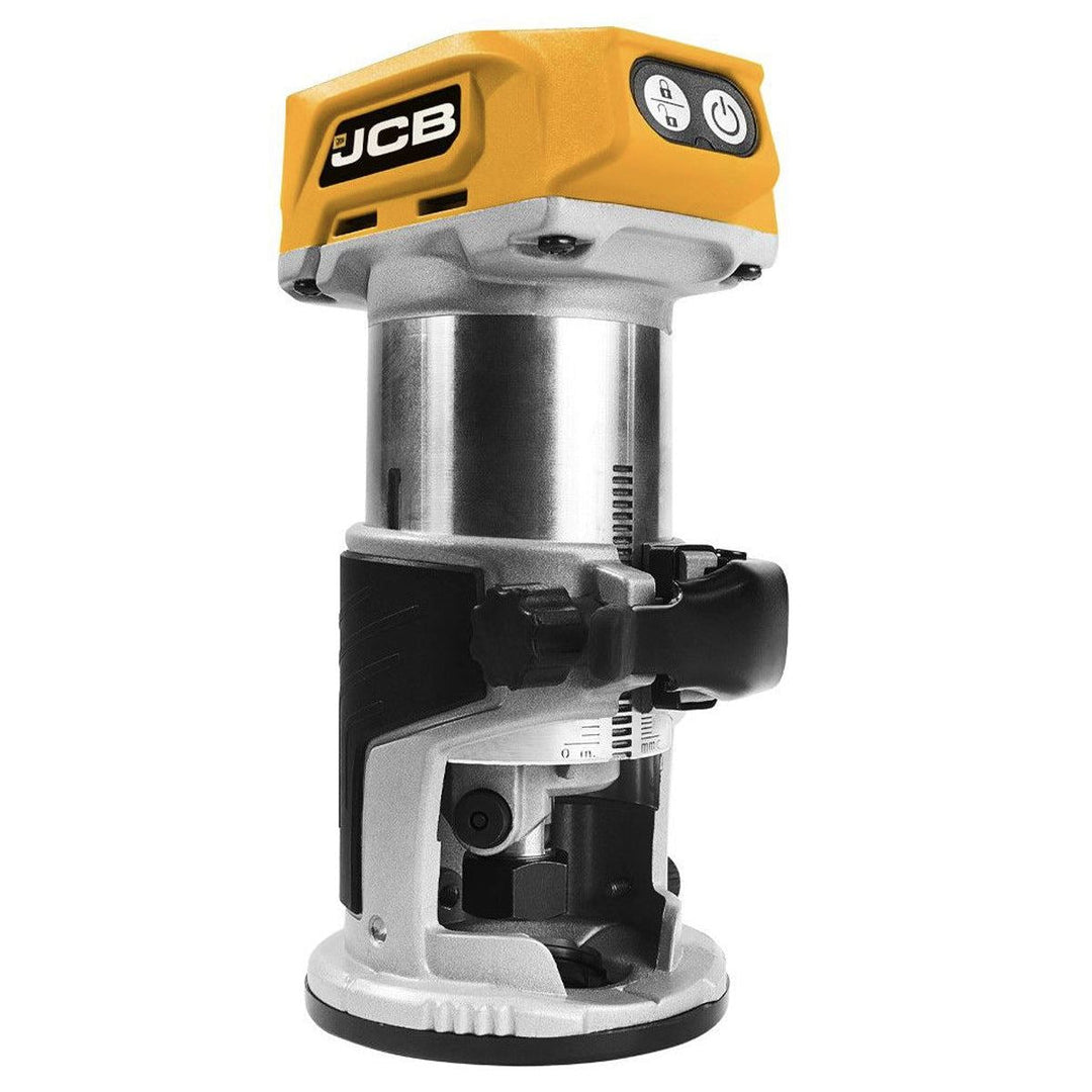 JCB 21-18RT-B 18V Brushless Trimmer Router Unit, 3/8" & 1/4" Collet Body Only