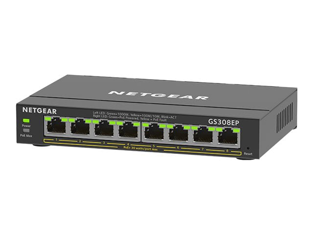 TieDex UK NETGEAR Plus GS308EP - switch - 8 ports - smart