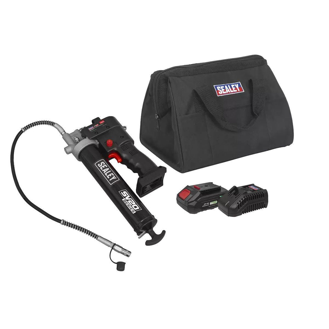 Sealey CP20VGRGKIT1 Grease Gun Kit 20V/2Ah