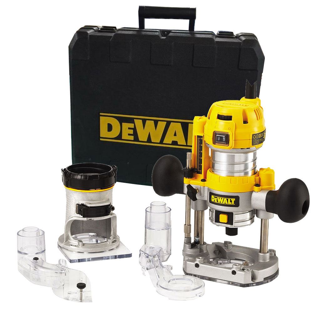 DeWalt D26204K Combination Plunge & Fixed Base 1/4" Router 240V/900W