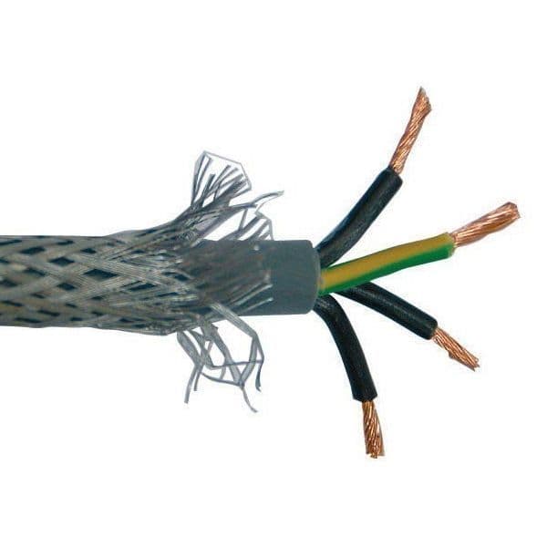 City 100 Meter Drum SY Cable 4-Core Braided Sheath Cable 1.5mm
