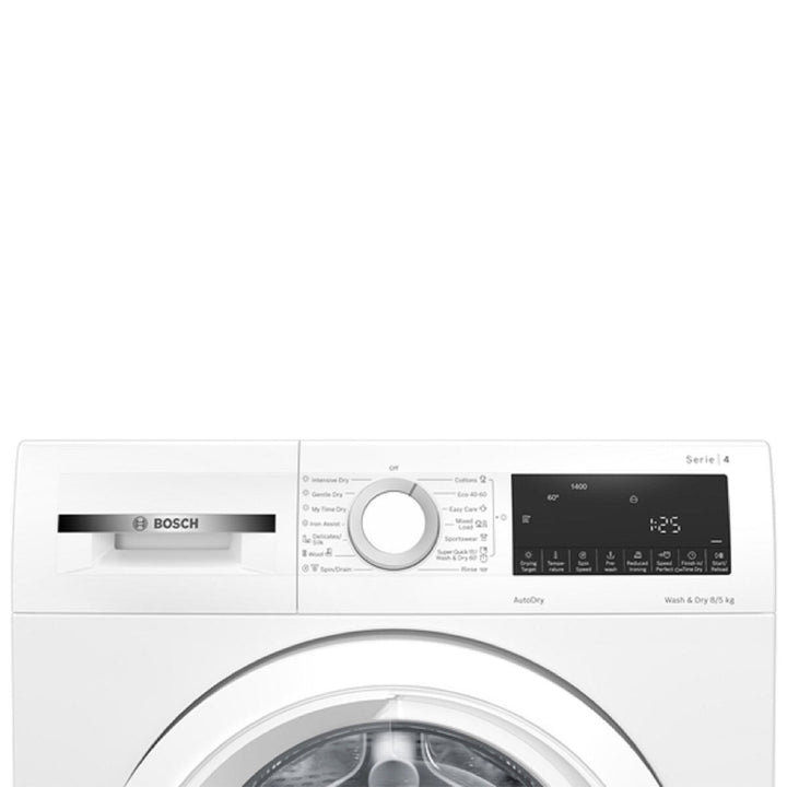 Bosch Serie 4 WNA134U8GB 8kg/5kg, 1400rpm, Washer Dryer, E Rated in White