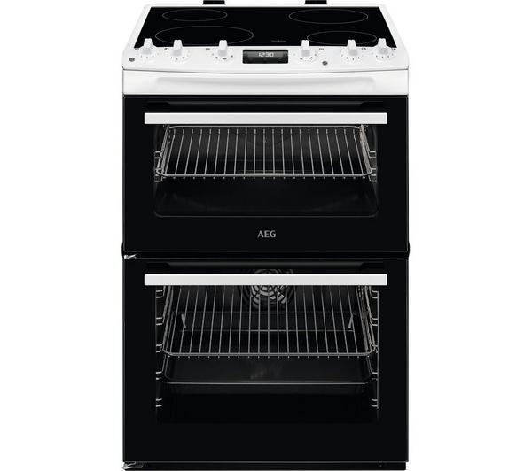AEG 5000 SurroundCook CCX6540ACW 60 cm Electric Ceramic Cooker - White