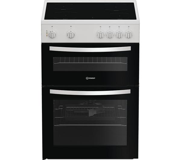 INDESIT IDE6VMW 60 cm Electric Ceramic Cooker - White