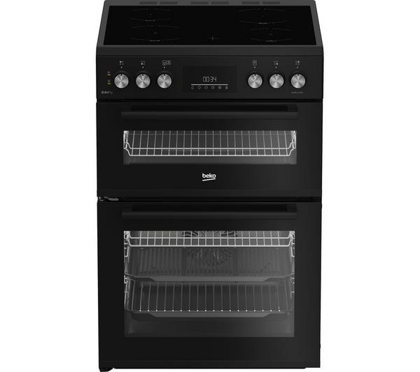 BEKO Pro AeroPerfect AirFry FDCA6732CK 60 cm Electric Ceramic Cooker - Black