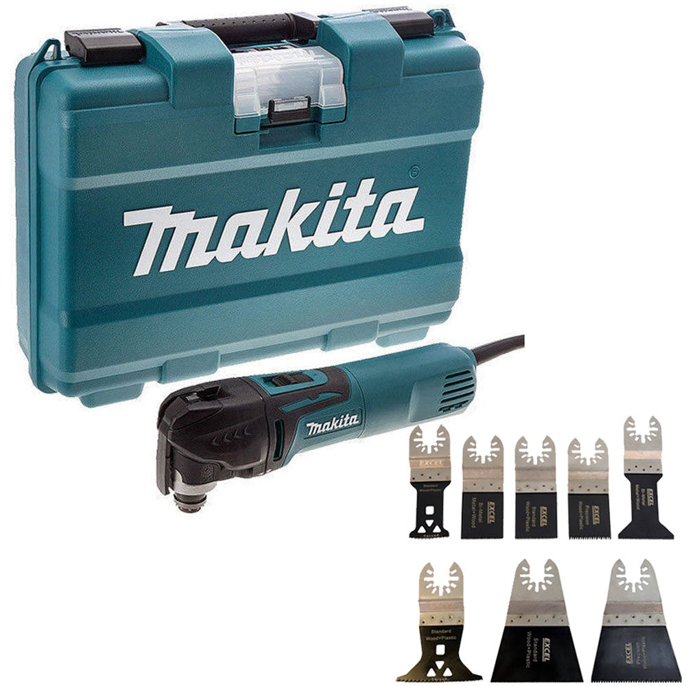 Makita TM3010CK 110V Oscillating Multi-Tool 320W With 8 Piece Accessories set