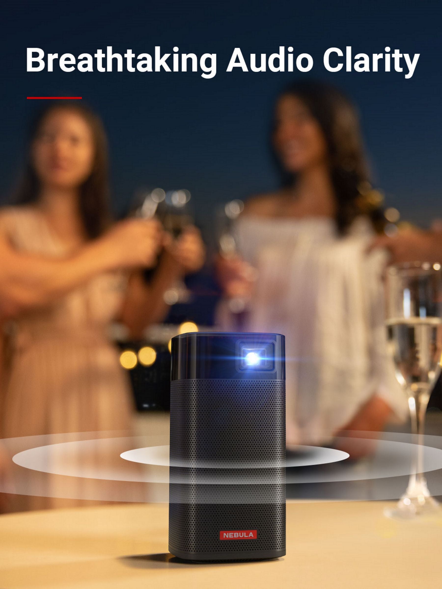 Nebula Apollo Smart Portable Projector, 200 Lumens – TieDex