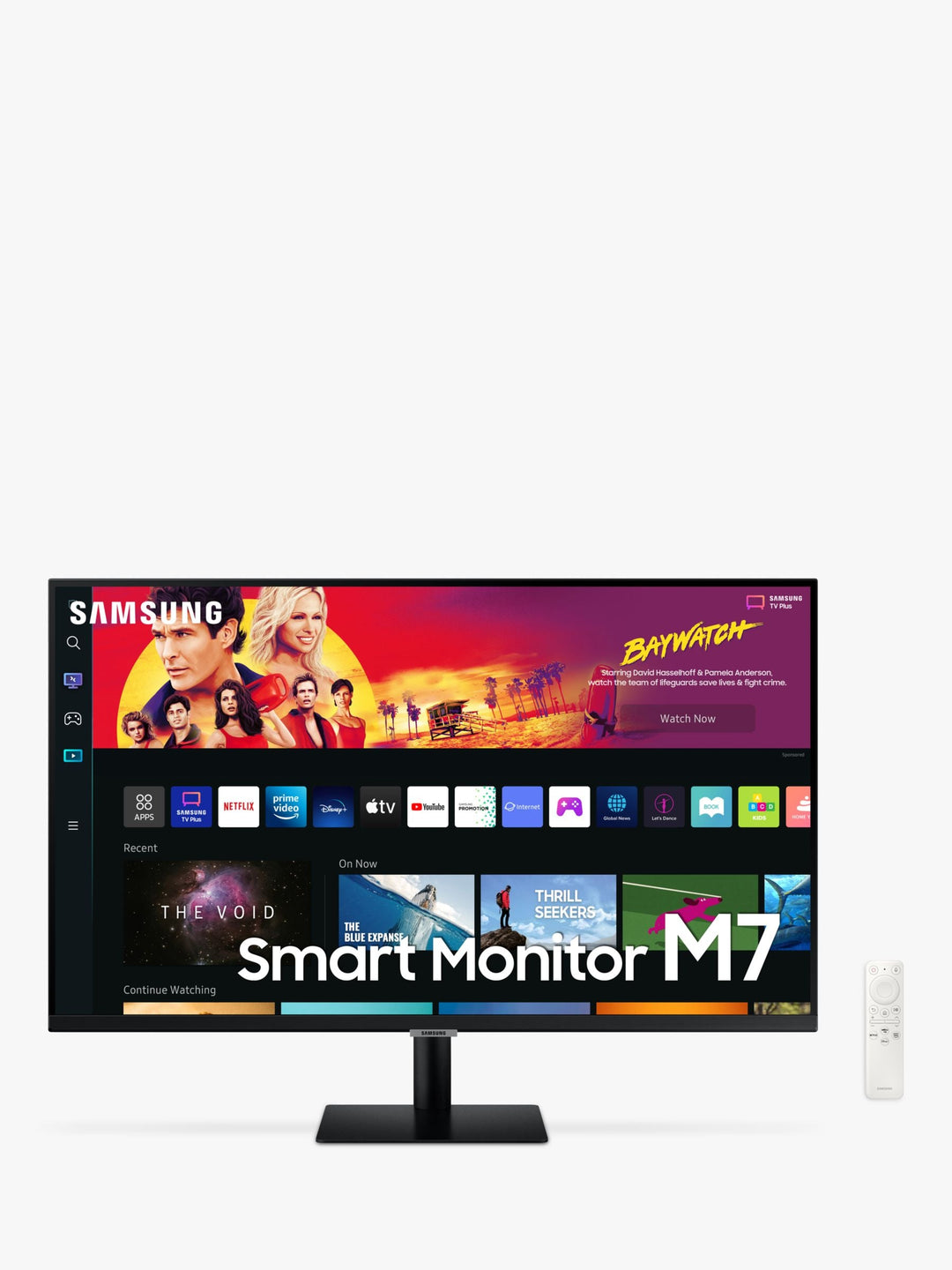 Samsung M70B 32" 4K UHD Smart Monitor - Wireless DeX, Remote Access, Built-in Apps, Voice Assistance