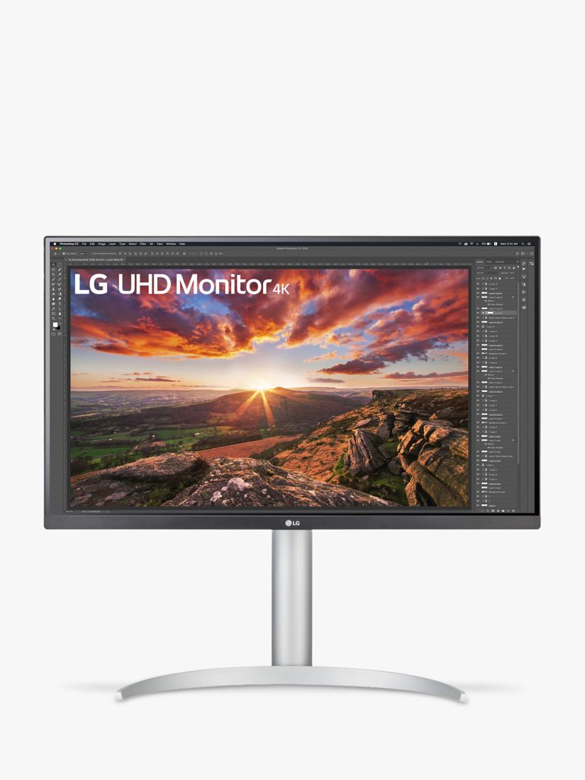 LG 4K Ultra HD 27" Gaming Monitor with VESA DisplayHDR 400 and AMD FreeSync, USB Type-C Ports, Ergonomic Stand, 95% DCI-P3 Colour Spectrum