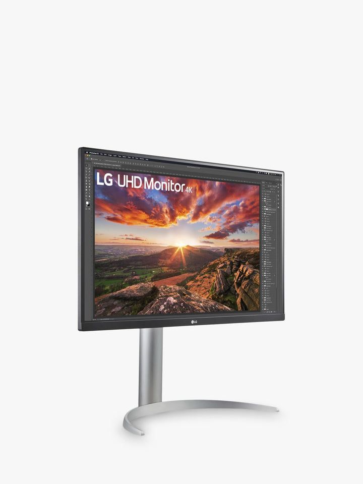 LG 4K Ultra HD 27" Gaming Monitor with VESA DisplayHDR 400 and AMD FreeSync, USB Type-C Ports, Ergonomic Stand, 95% DCI-P3 Colour Spectrum
