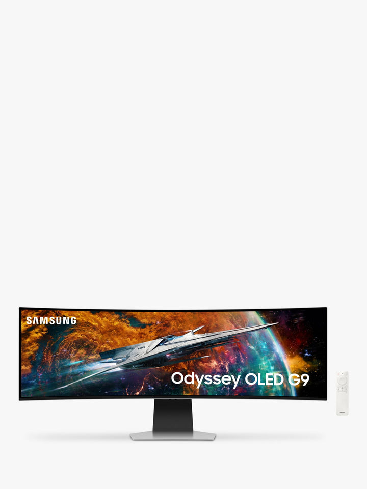 Odyssey G9 49” Curved UltraWide Gaming Monitor, Dual QHD OLED, 240Hz Refresh, 0.03ms Response Time, AMD FreeSync Pro, HDMI 2.1