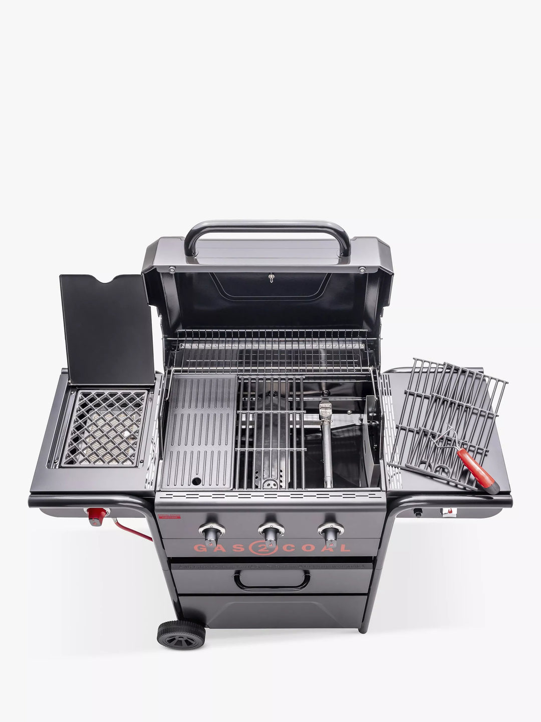 Char-Broil Gas2Coal Special Edition 3-Burner Gas & Charcoal Hybrid BBQ