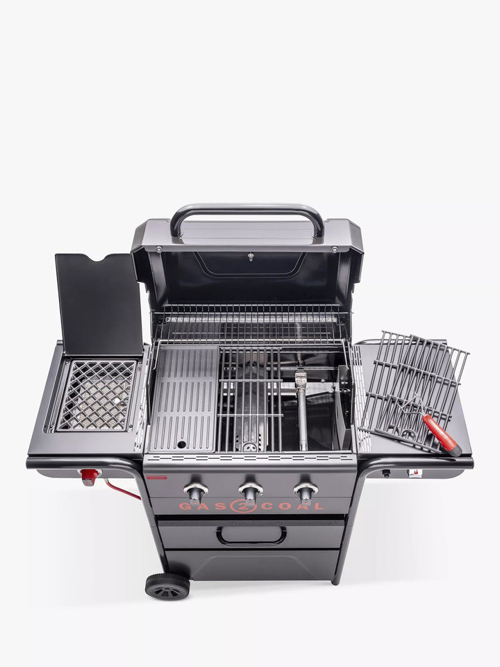 Char-Broil Gas2Coal Special Edition 3-Burner Gas & Charcoal Hybrid BBQ