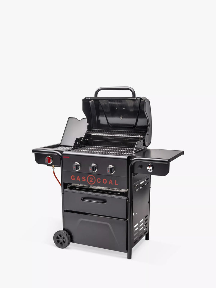 Char-Broil Gas2Coal Special Edition 3-Burner Gas & Charcoal Hybrid BBQ