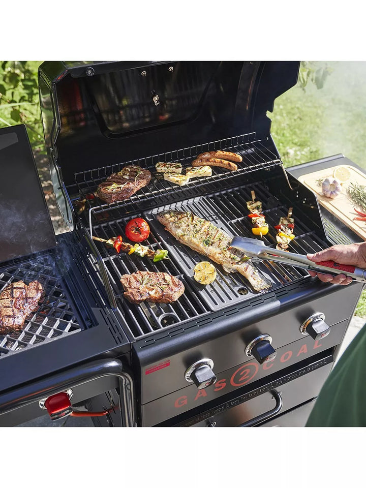 Char-Broil Gas2Coal Special Edition 3-Burner Gas & Charcoal Hybrid BBQ