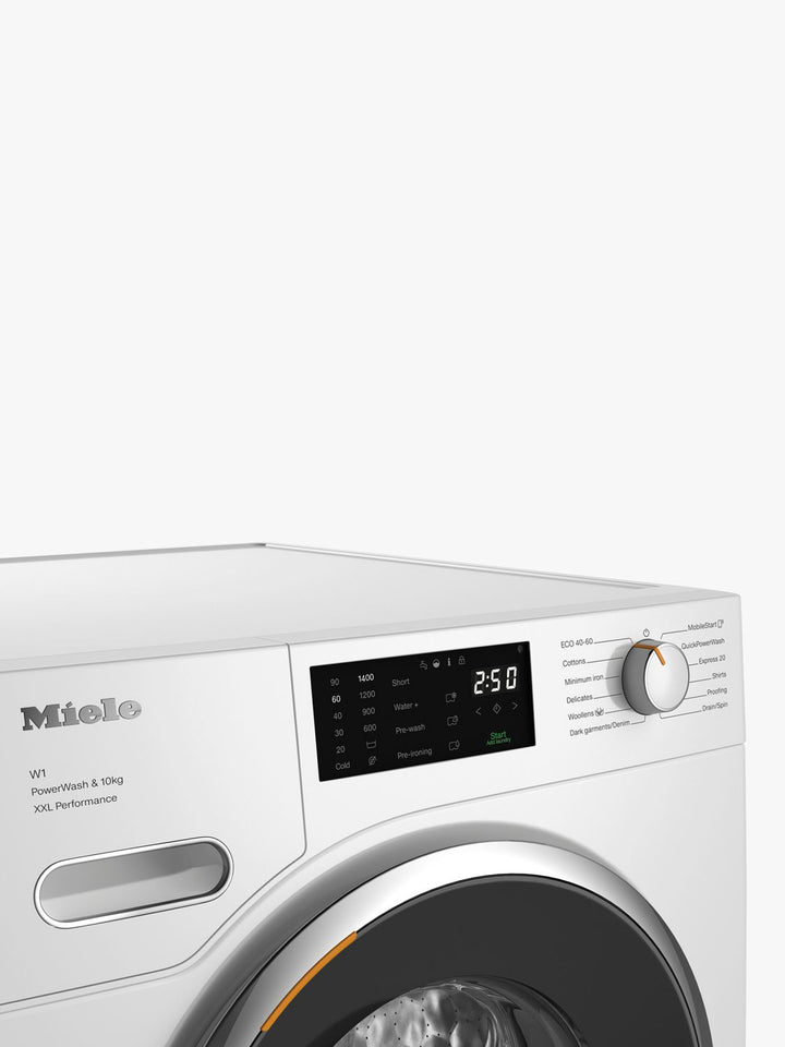 Miele WWK360 Freestanding Washing Machine, 10kg Load, 1400rpm, White