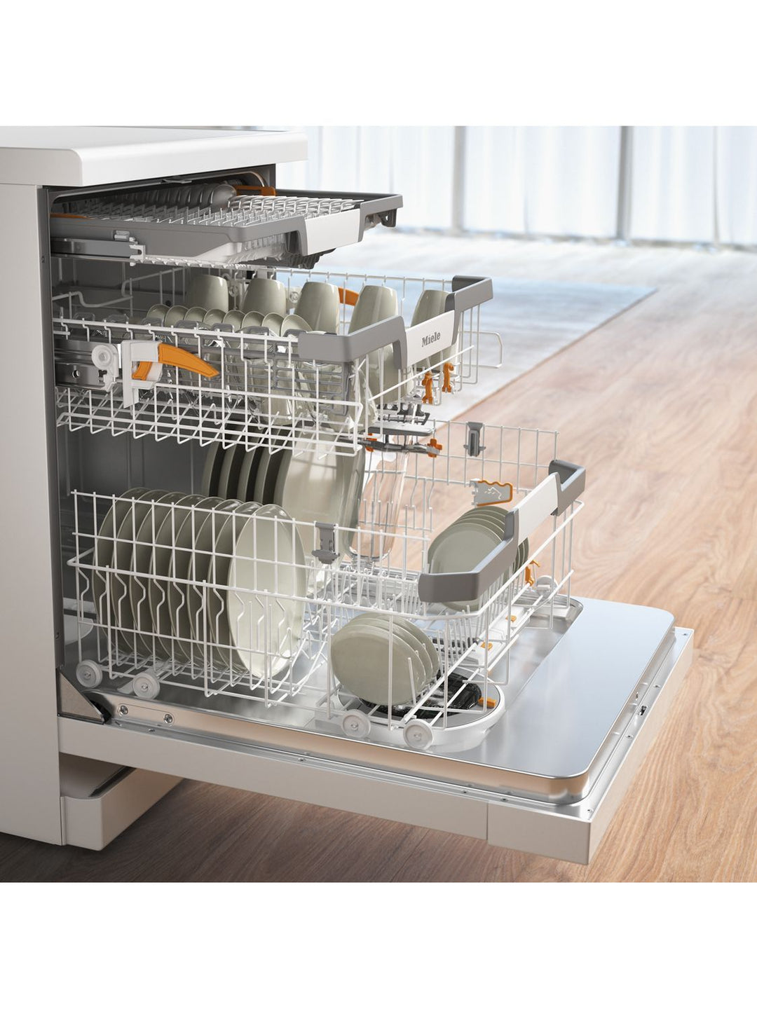 Miele G7600 SC Freestanding Dishwasher, White