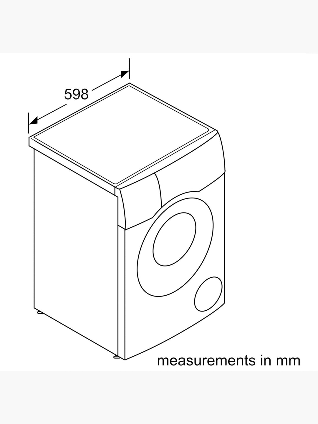 Bosch Series 8 WNC25410GB Freestanding Washer Dryer 10.5kg/6kg Load, 1400rpm Spin, White