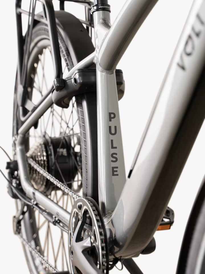 Volt Pulse Hybrid e-Bike, Light Grey, 18" Frame