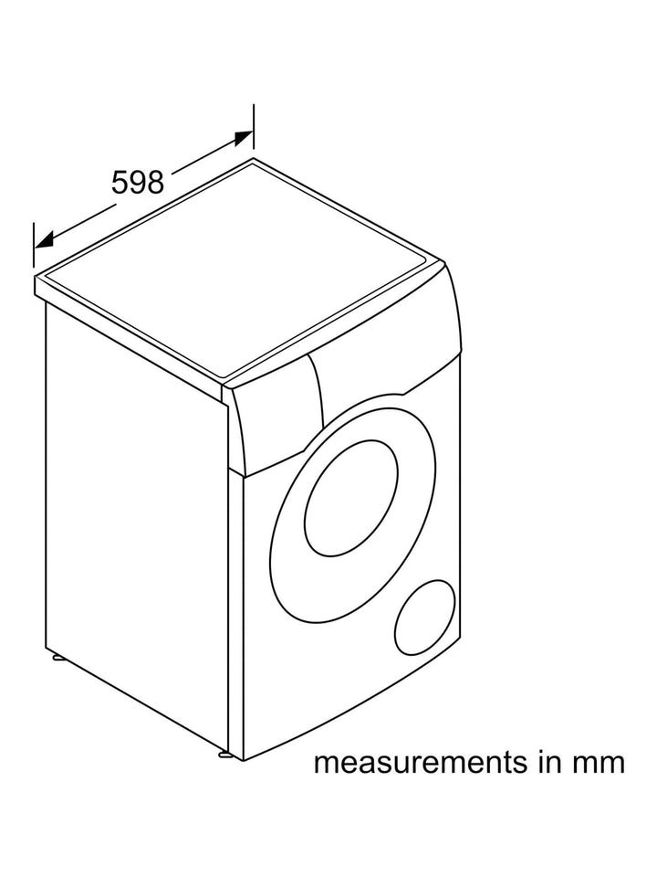 Siemens iQ700 WN54C2ATGB Freestanding Washer Dryer, 10.5kg/6kg Load, 1400rpm Spin, Silver