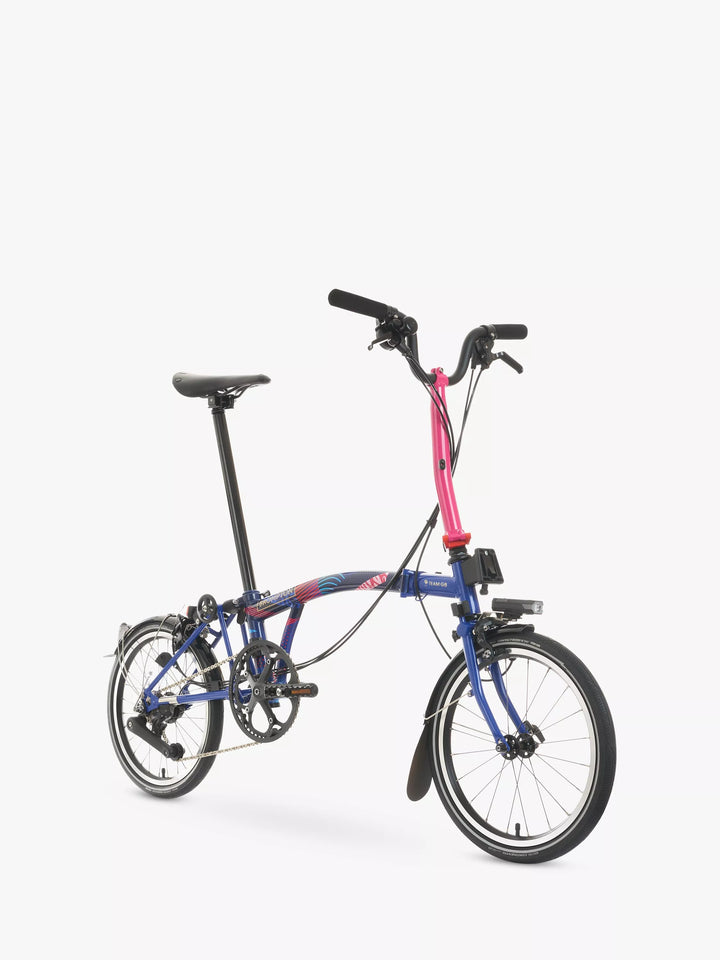 Brompton Team GB’s P Line 12-Speed Mid Handlebar Folding Bike, Team GB