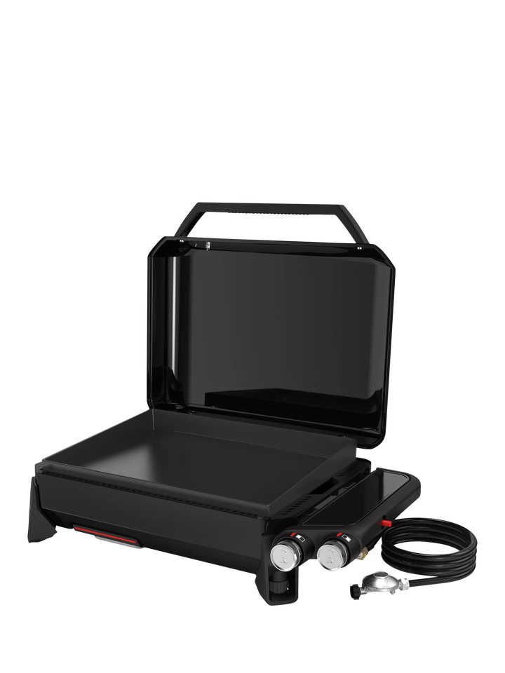 Weber Premium Griddle Portable Tabletop 2-Burner Gas BBQ, 56cm
