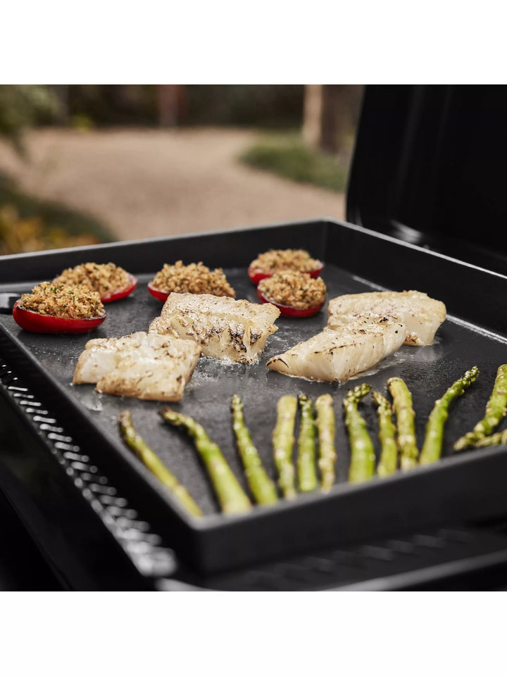 Weber Premium Griddle Portable Tabletop 2-Burner Gas BBQ, 56cm