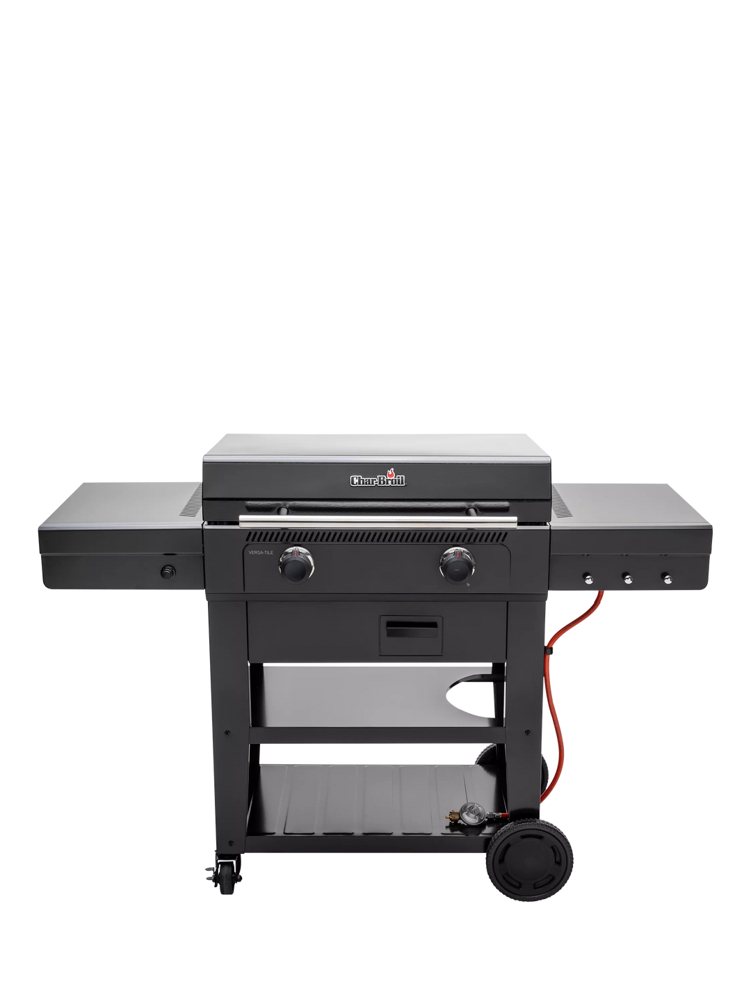 Char-Broil Versa-Tile 2-Burner Gas BBQ with Griddle & Pizza Oven