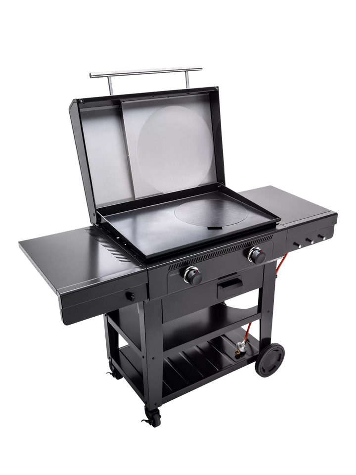 Char-Broil Versa-Tile 2-Burner Gas BBQ with Griddle & Pizza Oven