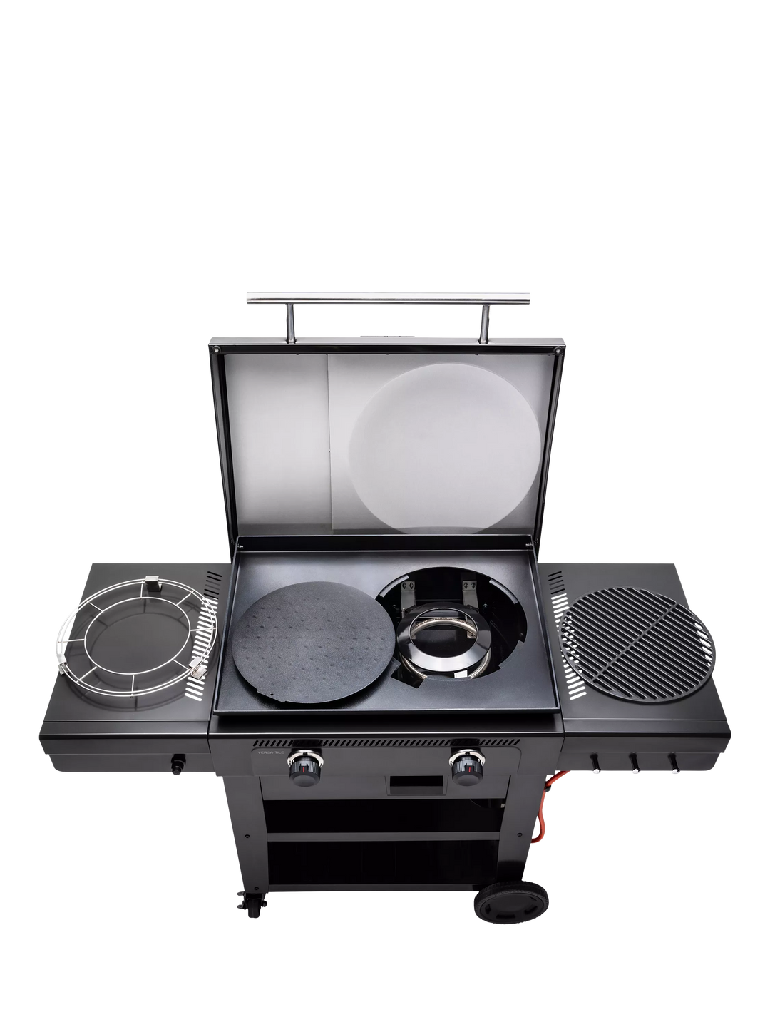 Char-Broil Versa-Tile 2-Burner Gas BBQ with Griddle & Pizza Oven