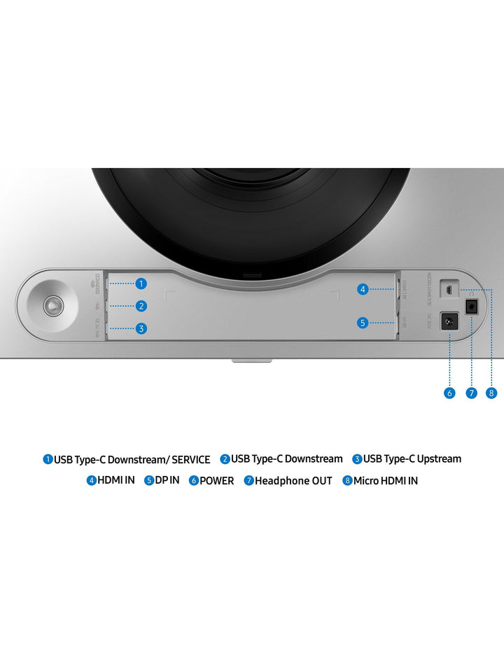 Samsung Odyssey OLED G9 LS49DG912SUXXU Dual QHD Curved Ultrawide Gaming Monitor, 49”, Silver