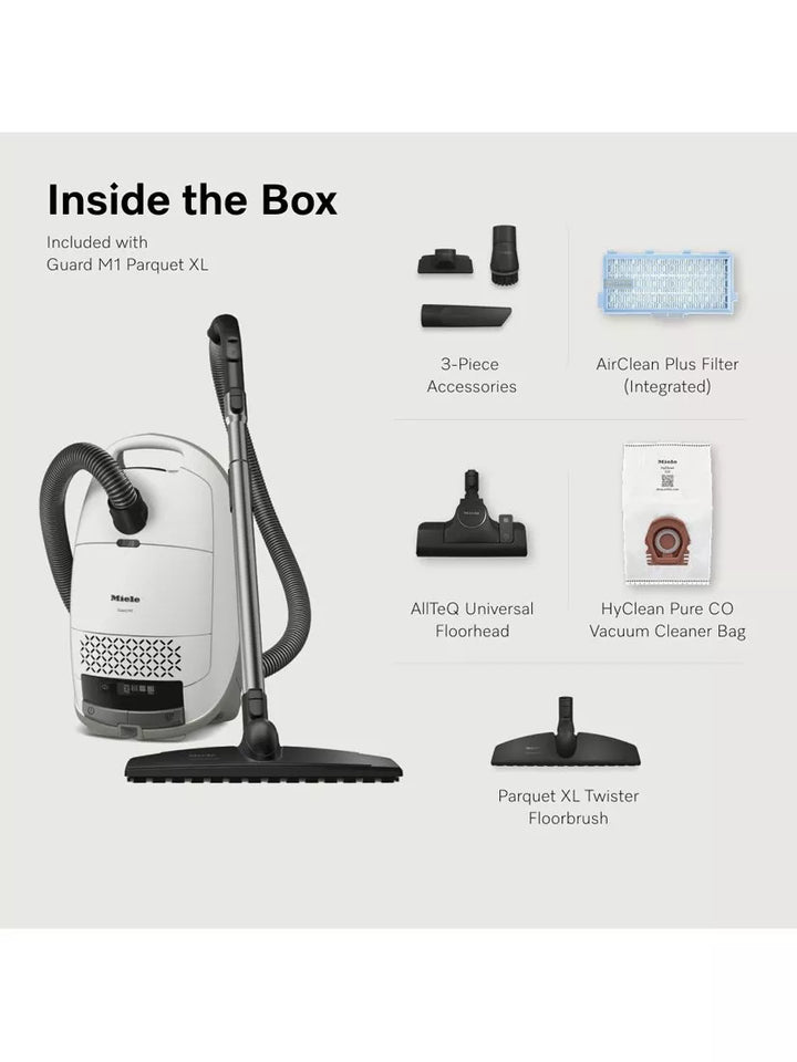 Miele Guard M1 PQ XL Vacuum Cleaner, Brilliant White