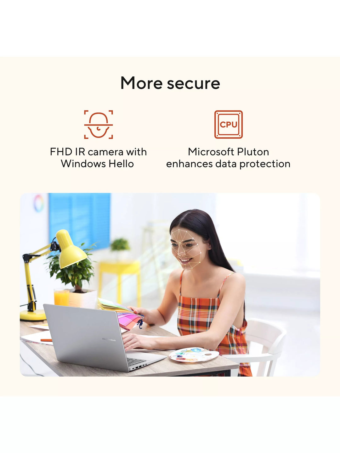 ASUS Vivobook 14 Copilot+ Laptop, AMD Ryzen AI 7 Processor, 16GB RAM, 1TB SSD, 14” WUXGA, Blue